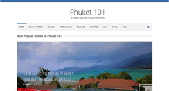 Desktop Screenshot of phuket101.net