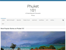 Tablet Screenshot of phuket101.net